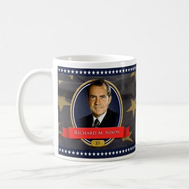 Café Caneca histórica de Richard M. Nixon (Esquerda)