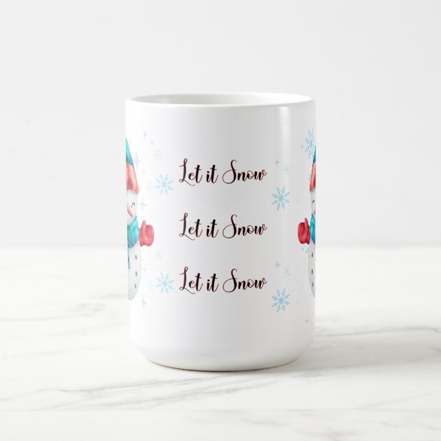 Café Caneca Homem de Neve Deixe Nevar (Centro)