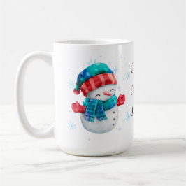 Café Caneca Homem de Neve Deixe Nevar