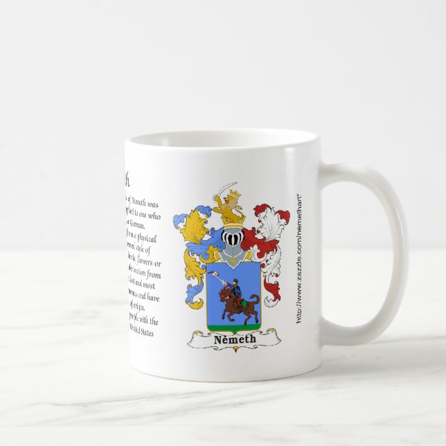 Café Caneca húngara da brasão da família de Nemeth (Direita)