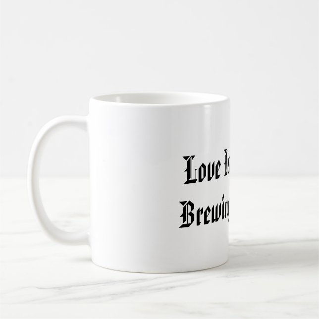 Café Caneca impressa com citação de amor do Dia dos Nam (Esquerda)