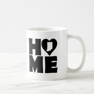 Café Caneca Indiana Home Heart State ou Caneca de Viage