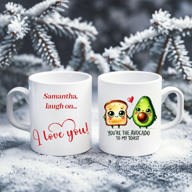 Café Caneca Infantil Homem de Neve Cor-de-Rosa Presente (Personalized Funny Food Valentine Mug Best Love Gift)