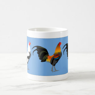 Café Caneca inglesa velha da galinha de jogo de Oxford