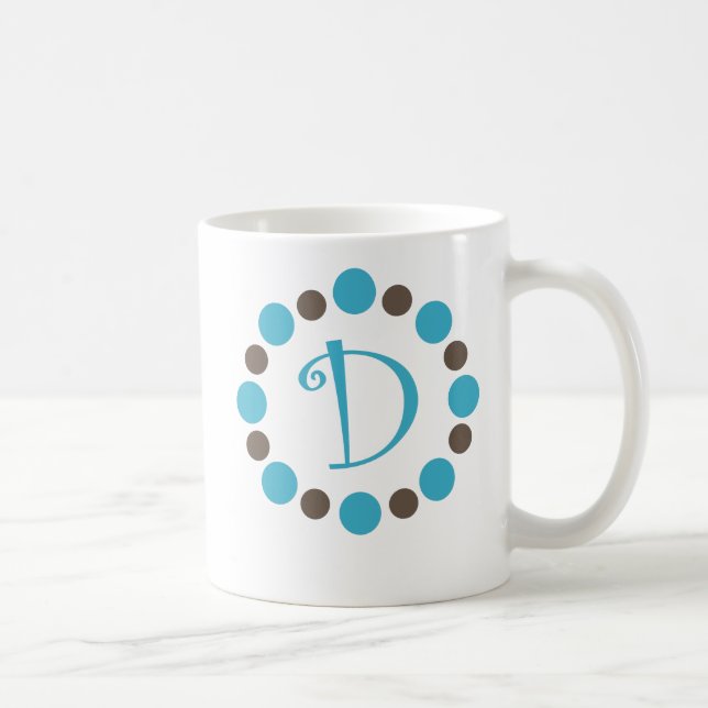 Café Caneca inicial "D " de Dotz (Direita)