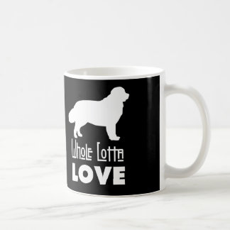 Café Caneca inteira do amor de Lotta Newfie