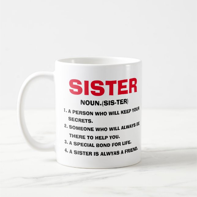 Café Caneca Irmã, Definição de Caneca Irmã, Irmã (Esquerda)