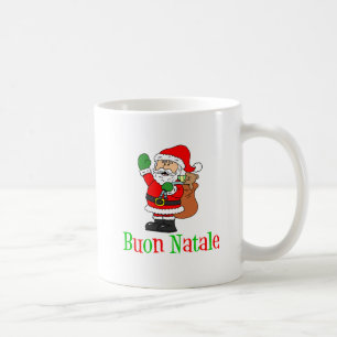 Café Caneca italiana do papai noel do Feliz Natal de