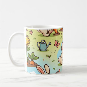 Café Caneca Jardim de Cenouras de Coelho – Padrão Pasto