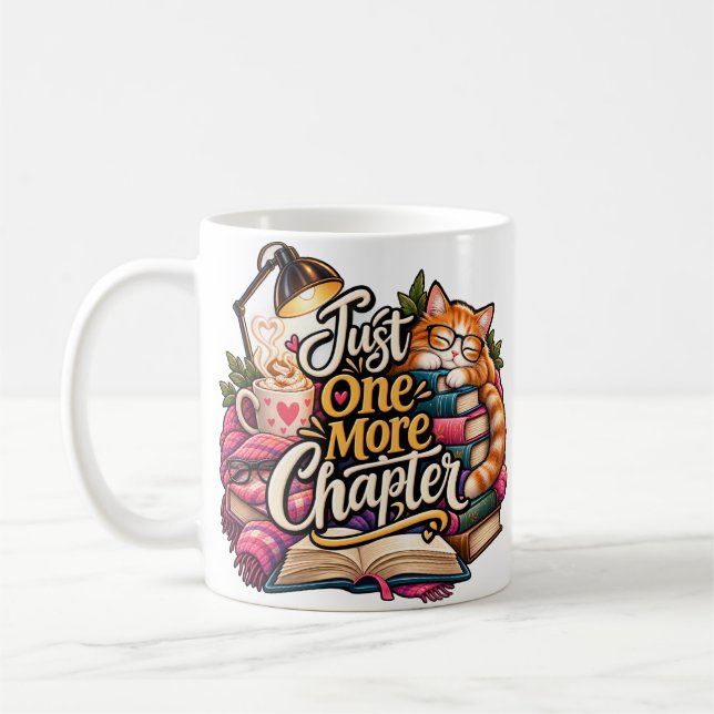 Café Caneca Just One More Chapter | Gato Amante de Livr (Esquerda)