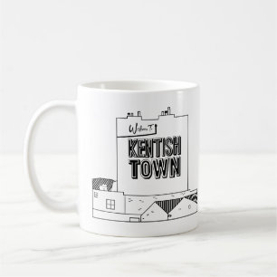 Café Caneca Kentish de Londres da cidade