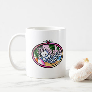 Café Caneca KiniArt Westie de Férias