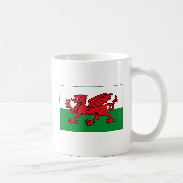 Café Caneca (leve) da bandeira de Wales (Direita)