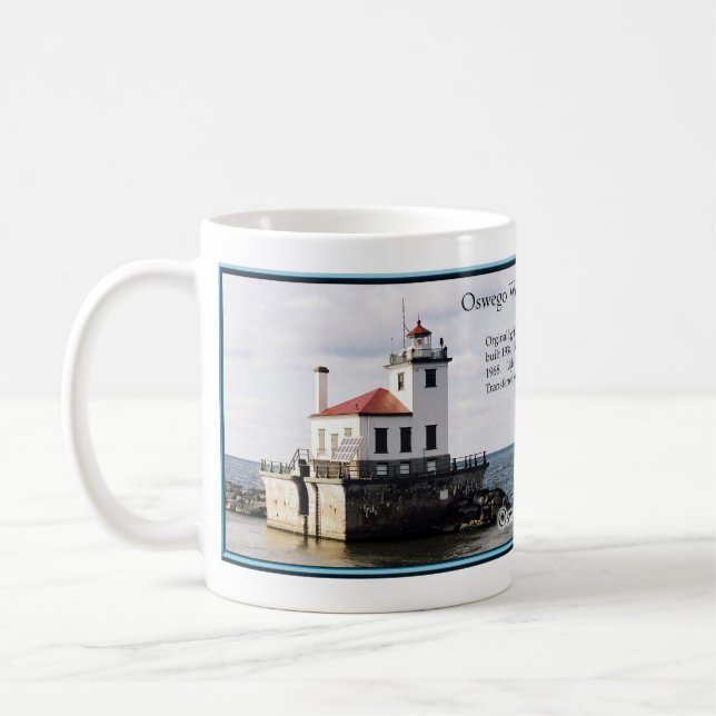 Café Caneca leve ocidental de Oswego Pierhead (Esquerda)