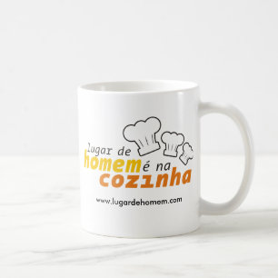Café Caneca Lugar de Homem é na Cozinha