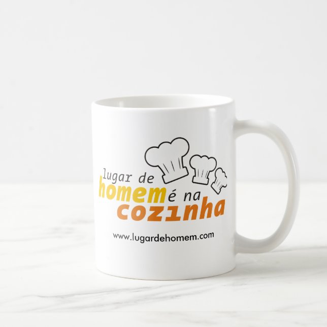 Café Caneca Lugar de Homem é na Cozinha (Direita)