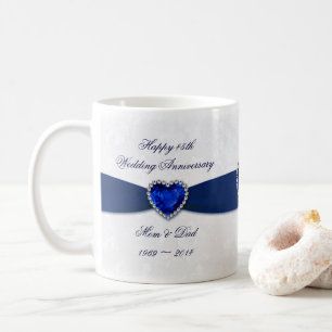 Café Caneca macia do aniversário de casamento do