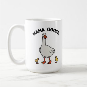 Café Caneca Mama Goose, Caneca de Cerâmica Fofo Dia das