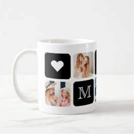 Café Caneca "Mamãe" Moderna de 5 Fotos