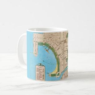 Café Caneca Mapa Antigo de Sarasota FL