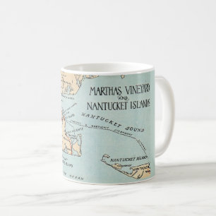 Café Caneca Mapa de Martha's Vineyard Nantucket