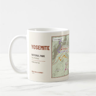 Café Caneca Mapa de Trilha de Hiking do Parque Nacional