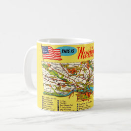 Café Caneca Mapa de Washington DC