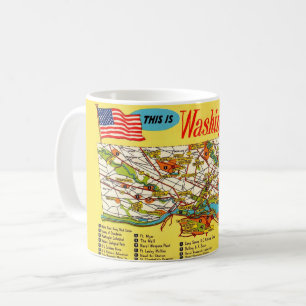 Café Caneca Mapa de Washington DC