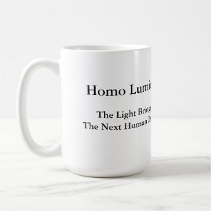 Café Caneca Matinal Homo Luminoso O Portador de Luz 450