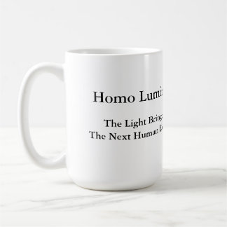 Café Caneca Matinal Homo Luminoso O Portador de Luz 450