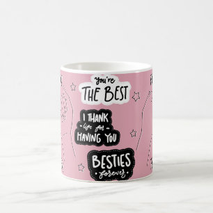 Café Caneca Melhores Amigos Para Sempre com Crianças de
