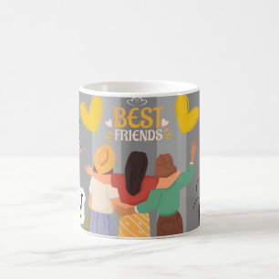 Café Caneca Melhores Amigos Para Sempre com Crianças de