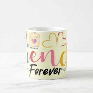 Café Caneca Melhores Amigos Para Sempre com Crianças de