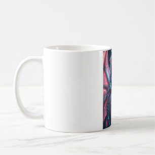 Café Caneca Menina Dragão Neon Rosa - Escamas de Dragão