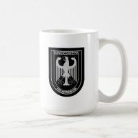 Caneca militar alemão dos corpos de bombeiros