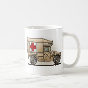 Café Caneca militar da ambulância de Hummer