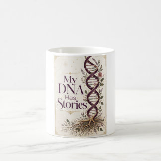Café Caneca Minha DNA Tem Histórias | Presente de Ascen