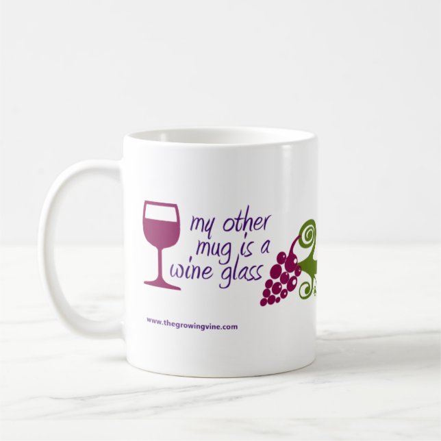 Café Caneca - minha outra caneca é um vidro de vinho (Esquerda)