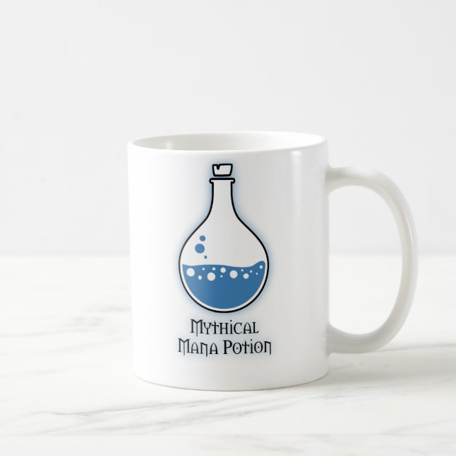 Café Caneca mítico da poção de Mana (Direita)