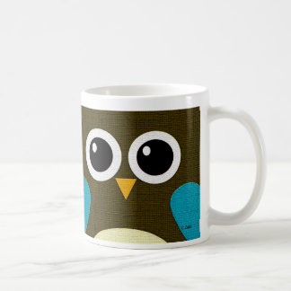 Café Caneca moderna da coruja de buzina