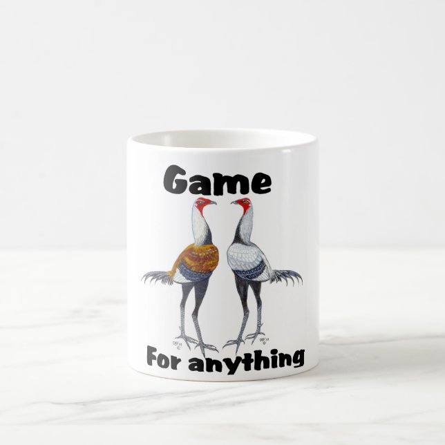 Café Caneca moderna da galinha anã de jogo (Centro)
