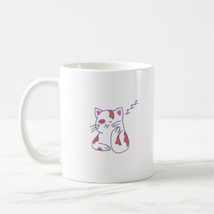 Café Caneca Modo Soneca Vibrações de Gatinho Sonolent