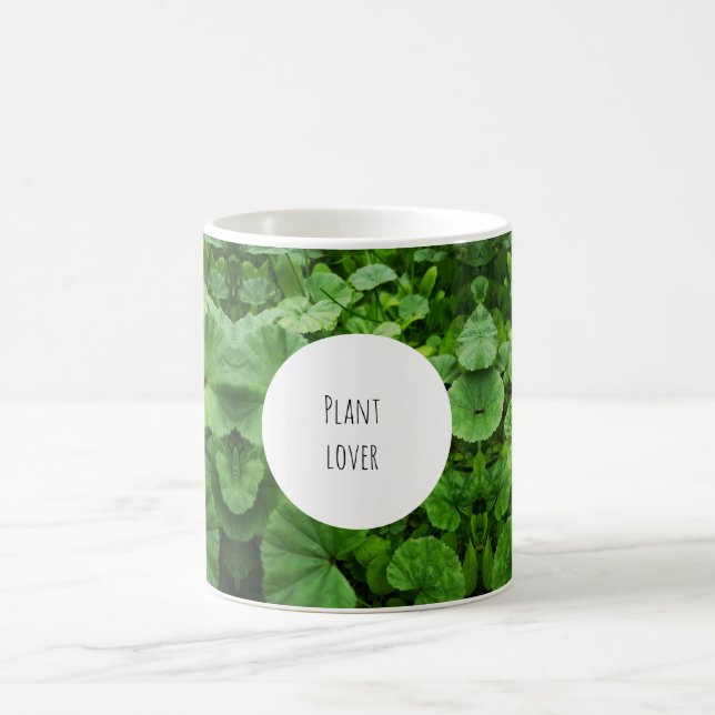 Café caneca monograma amante de plantas (Centro)