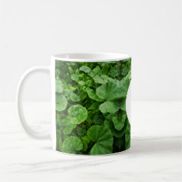 Café caneca monograma amante de plantas
