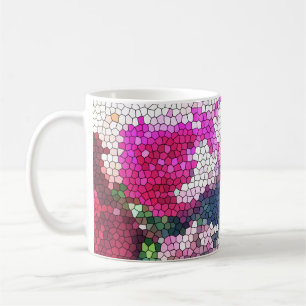 Café Caneca Mosaico de Rosa