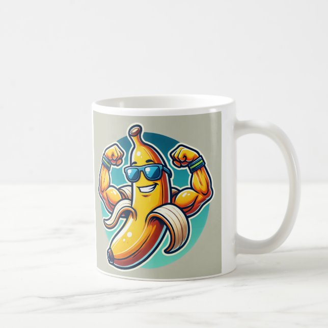 Café Caneca Muscular de Banana - Ligue Sua Manhã! (Direita)
