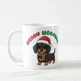 Café Caneca Negra de Natal: Feliz Woofmas