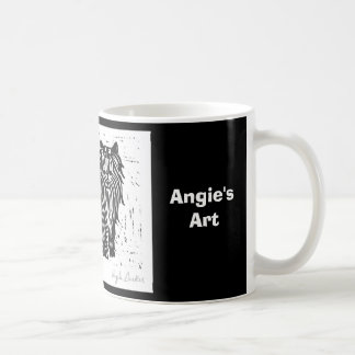 Café Caneca no cão da mostra da arte de Angie "melhor"