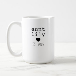 Café Caneca Nome da Tia Personalizada, Presente de Aniv