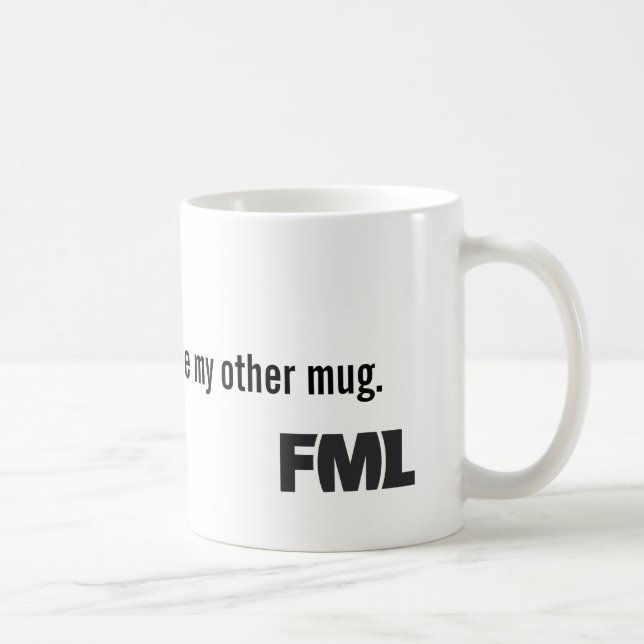 Café Caneca oficial de FML: Roubado (Direita)